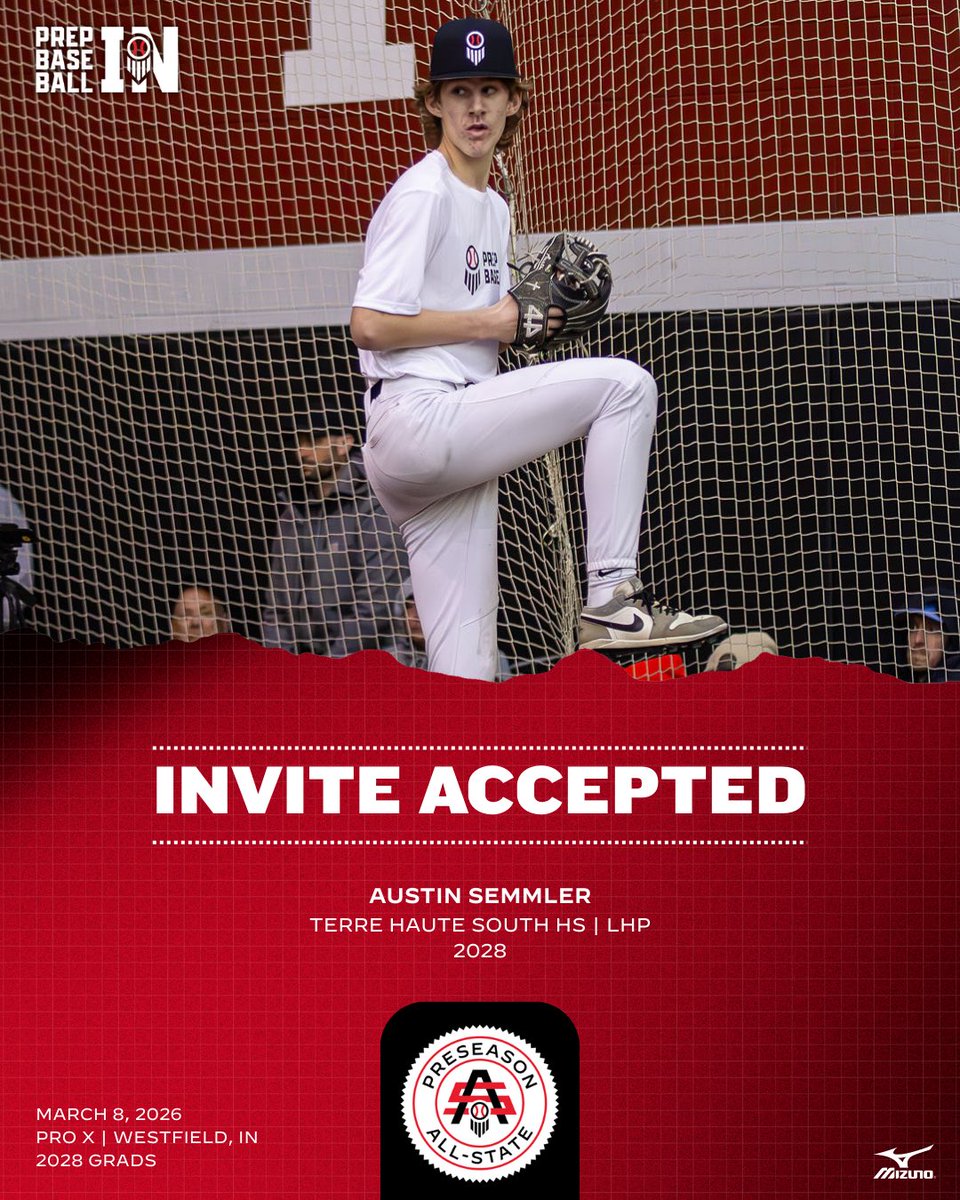 𝗣𝗥𝗘𝗦𝗘𝗔𝗦𝗢𝗡 𝗔𝗟𝗟-𝗦𝗧𝗔𝗧𝗘 𝗨𝗡𝗗𝗘𝗥𝗖𝗟𝗔𝗦𝗦✨

The No. 30 player in Indiana’s ‘28 class, <a href="/austin_semmler5/">Austin Semmler</a> is 𝙡𝙤𝙘𝙠𝙚𝙙 𝙞𝙣 for #INPAS26💪

6’2” 165 - a pick-to-click in ‘26, currently the #5 lefty in the class. 

𝘙𝘌𝘘𝘜𝘌𝘚𝘛👇

🔗 loom.ly/y6uB124