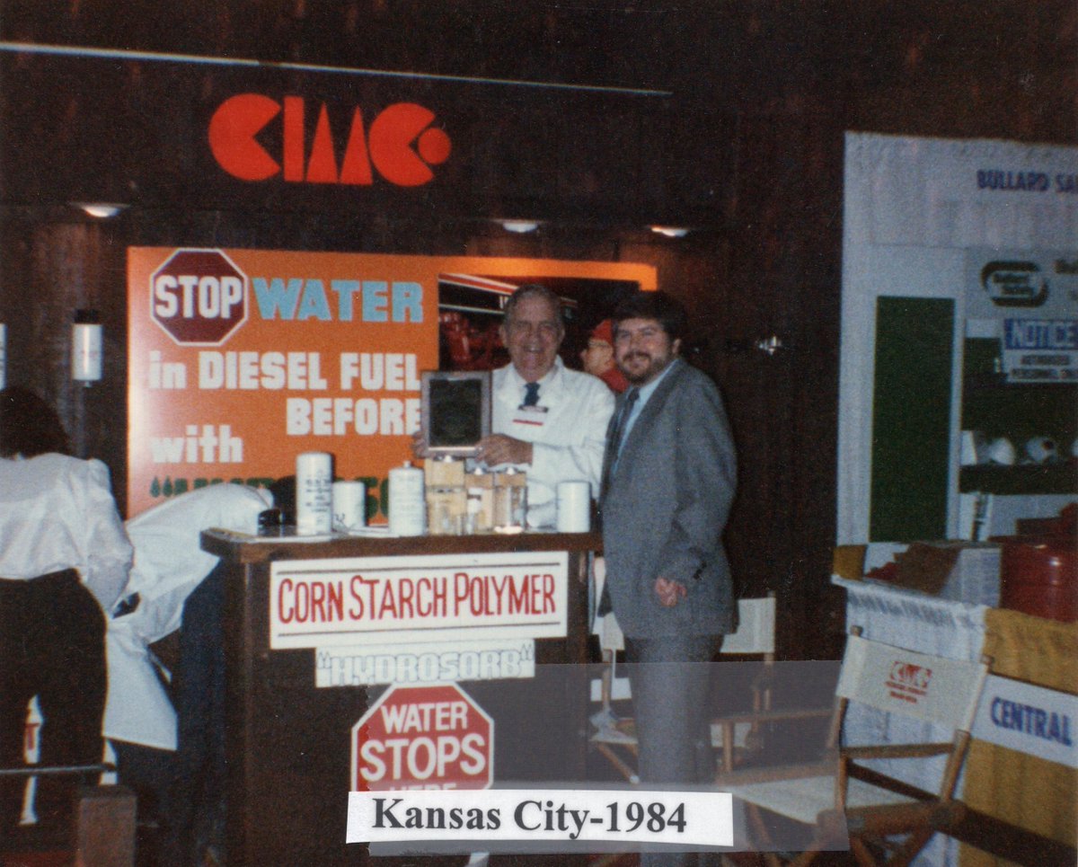 Cim-Tek Filtration 70th Anniversary Look Back - 1984 Cim-Tek Filtration (CIMCO) Trade Show Booth photos. Photos feature Cim-Tek Founder, A Richard Ayers. Archive photos

#CimTek #CimTekFilters #70thAnniversary #CleanFuel #FuelProtection #QualityProducts #MadeInUSA #AmericanMade