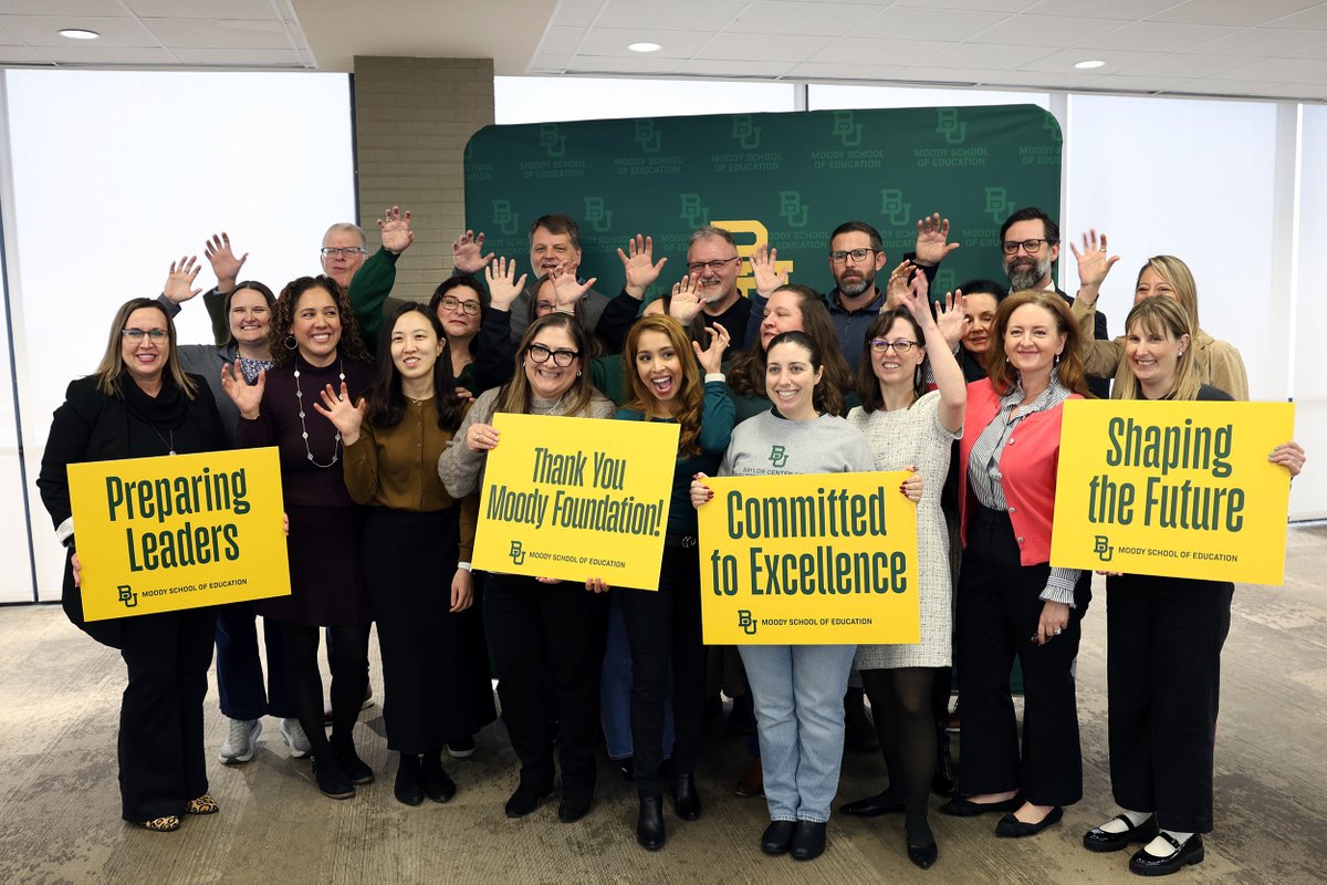 Baylor University's Moody School of Education tweet media