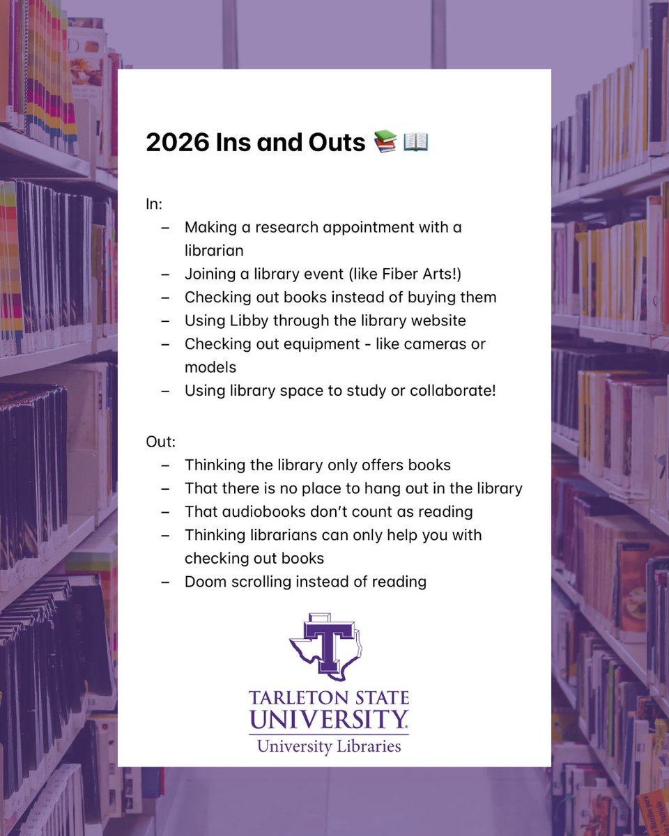 Tarleton Libraries tweet media