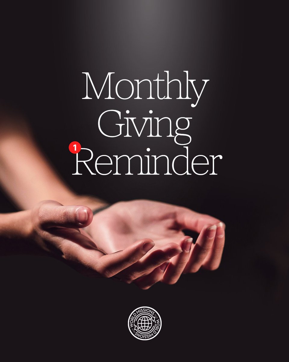 ALJCWMissions's tweet photo. Did you pledge to give to missions at your church's Missions Commitment Service? If so, remember to give the amount you pledged this month. https://t.co/nRb1gg29sO