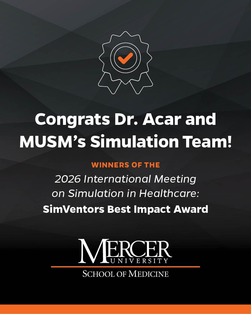 Mercer U School of Medicine tweet media