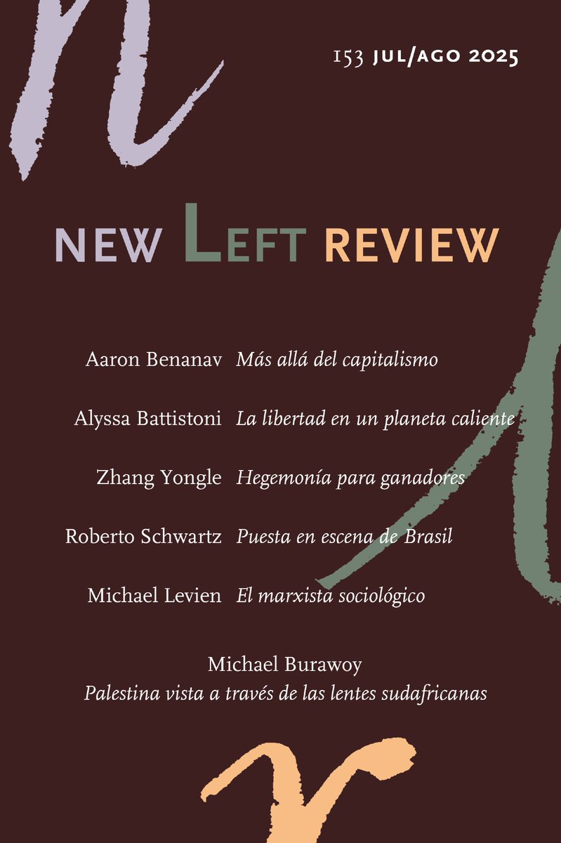 #Novedad

Nuevo número de la revista New Left Review en castellano <a href="/Traficantes_Ed/">@traficantes-ed.bsky.social</a> 
Una poderosa guía de intervención en tiempos inciertos.

Con Zhang Yongle, Roberto Schwarz, <a href="/alybatt/">Alyssa Battistoni</a>, <a href="/abenanav/">Aaron Benanav</a>, Michael Burawoy and Michael Lieven.

acortar.link/szXbkX