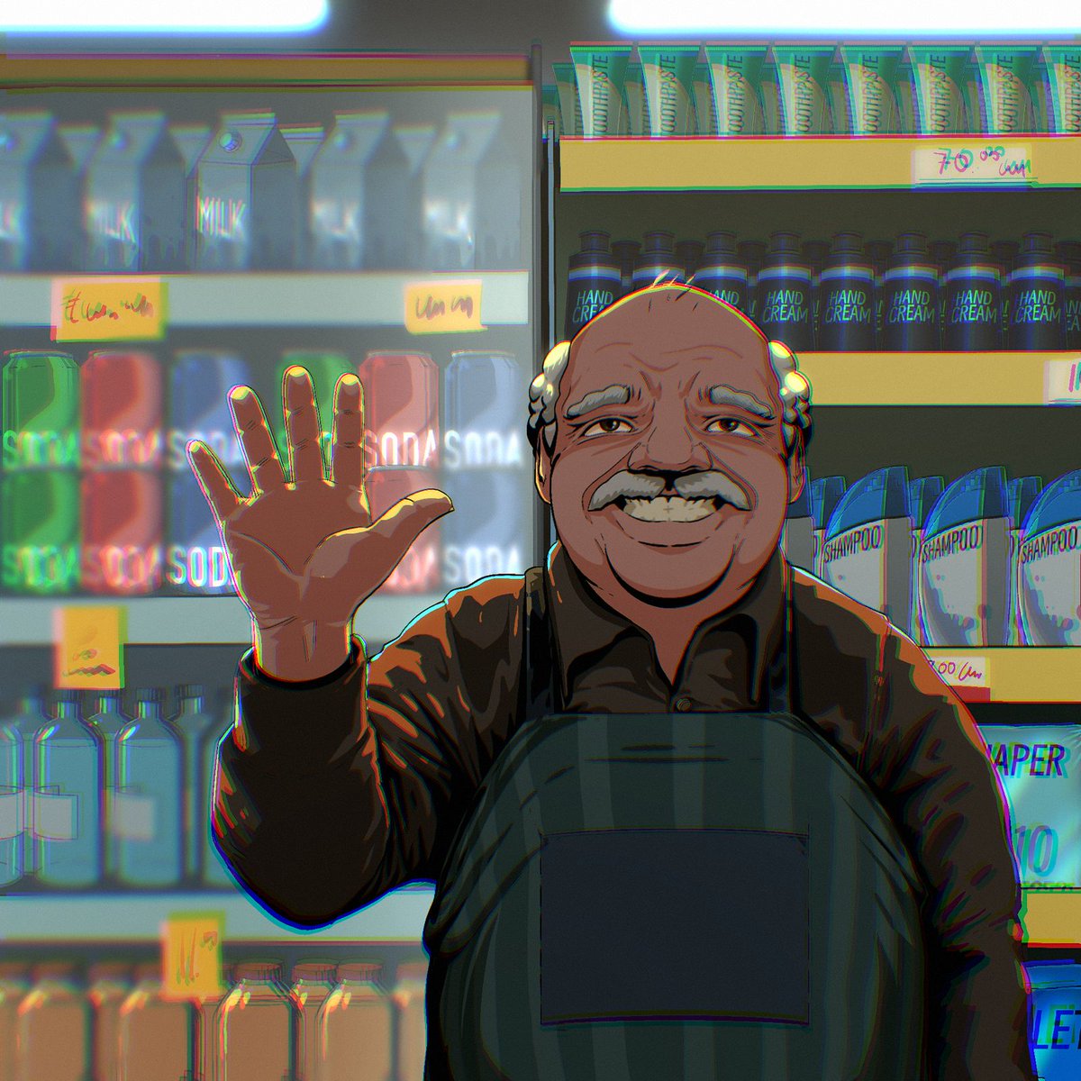 Last piece of menu screen.

DAYI happy 🐥

#illustration #art #gameart