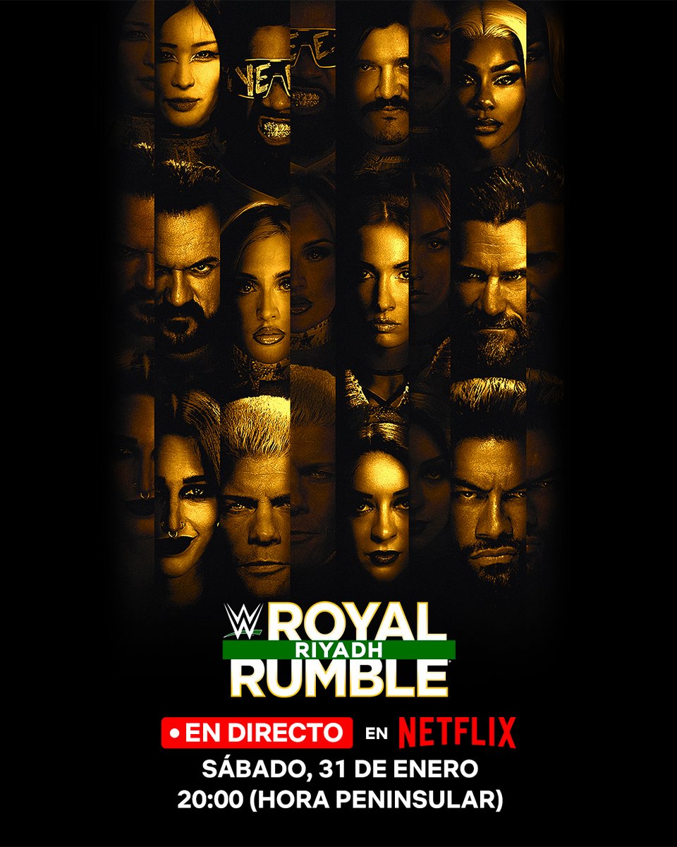 3, 2, 1…. LLEGA EL ROYAL RUMBLE. Y a buena hora ⏰

30 luchadores. 30 luchadoras. Todo puede pasar. Puede aparecer CUALQUIERA. El evento más sorprendente de WWE… con una carrera en juego 👊

Esto es TODO lo que tienes que saber de #RoyalRumble en directo en Netflix. Dentro hilo
