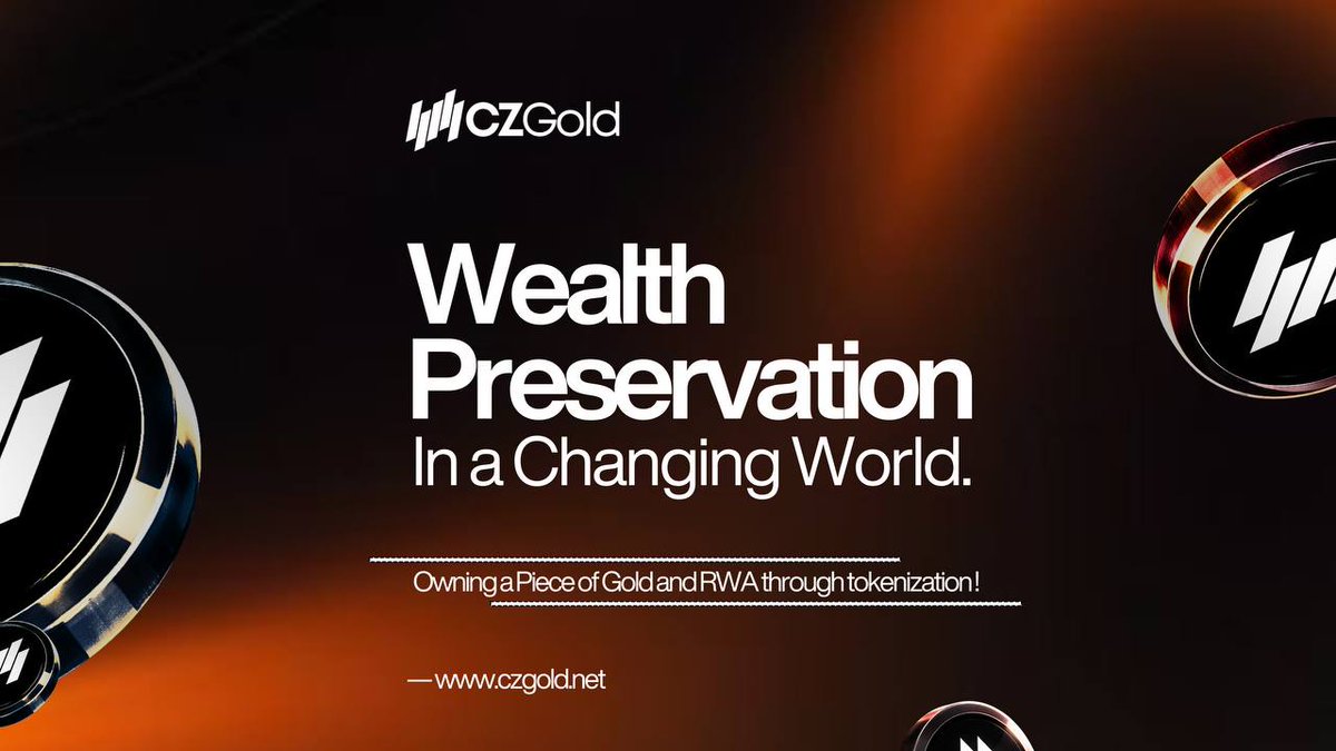 🏅At $CZGOLD, we recognize that the way people preserve wealth is changing, but the need for security has not.

$Gold has historically served as a hedge against inflation, currency debasement, and economic uncertainty. By tokenizing gold, $CZGOLD is extending that role into the
