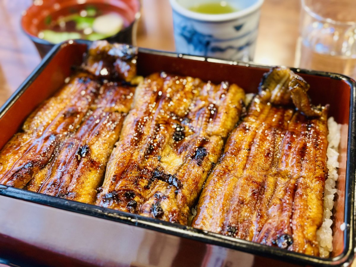 静岡2days！
静岡といえば鰻✨
うな重を頂きました🙏🏻
と…と…特上！！！震えるぜ😍

美味しかったぁぁぁ‼️‼️‼️