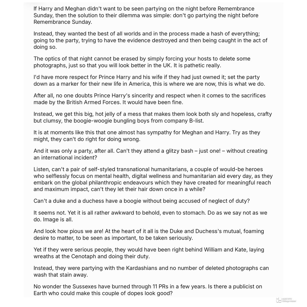 Charlesvoicema1's tweet photo. Yeah, yeah, it's #PhotoGate again.... but.... it's always worthwhile reading Jan's take on things....
I never realised how many important people were invited!๐ https://t.co/z1of2GkmNH