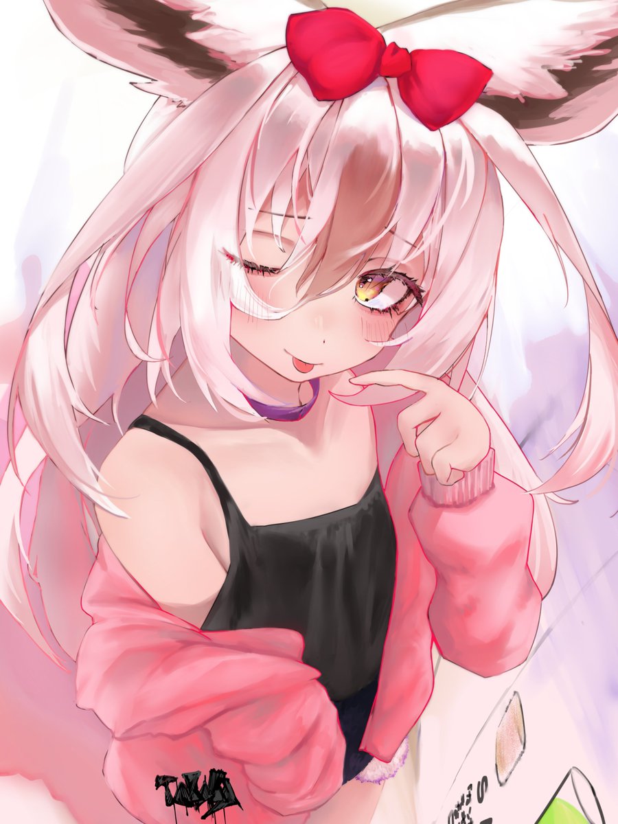 おあうぐさんのけもフレギャル合同に参加させていただいたカンジキウサギちゃんです～!!!!!!!! 