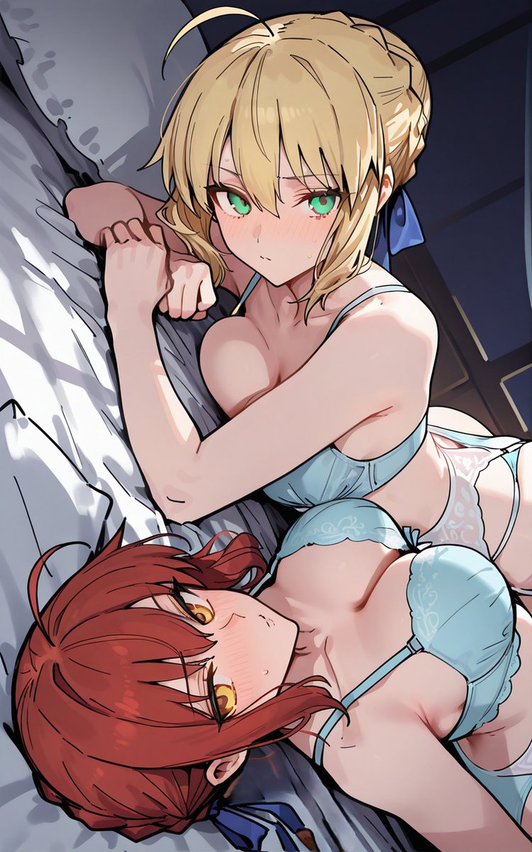 Artoria＆Hipplyt / アルトリア＆ヒッポリュテ 
#strangefake #ストレンジフェイク #Fate #FateStayNight #セイバー #SFW