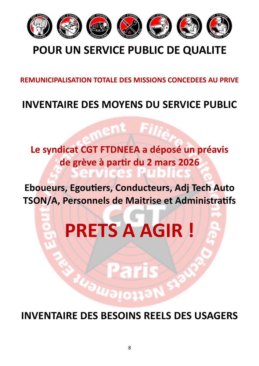 CGT FTDNEEA PARIS tweet media