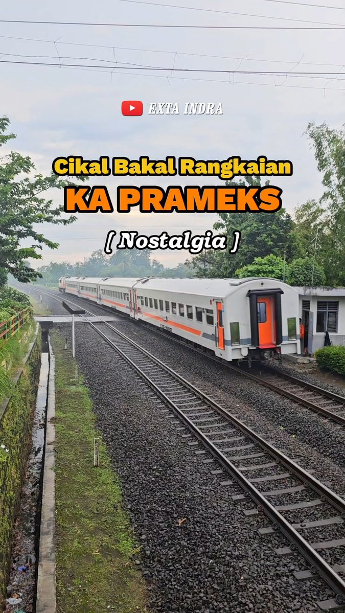 extachima's tweet photo. PRAMEKS singkatan dari Prambanan Ekspres

Kereta Api Prameks Dengan Rangkaian Lokomotif kembali ke Cikal Bakal Pertama

Dengan rangkaian pendek :
3 Ekonomi
1 Pembangkit
Lokomotif CC 201

Tonton video di Facebook Exta Indra
Atau klik link :
https://t.co/1iRZEsqOjV https://t.co/kfCXkUxHWD