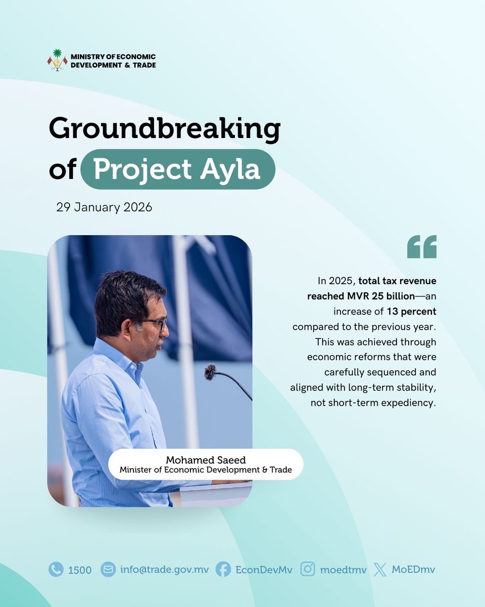 MoEDmv's tweet photo. Highlights from Minister @em_saeed’s remarks at the Groundbreaking of #ProjectAYLA. https://t.co/OCDKCO1XkU