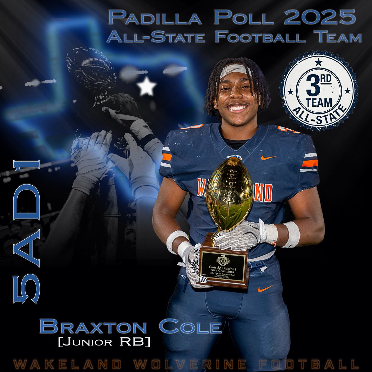 Wakeland Wolverine Football tweet media