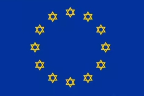 Le vrai drapeau de l’Union 
Européenne : ✡️🇮🇱🏳️‍🌈
