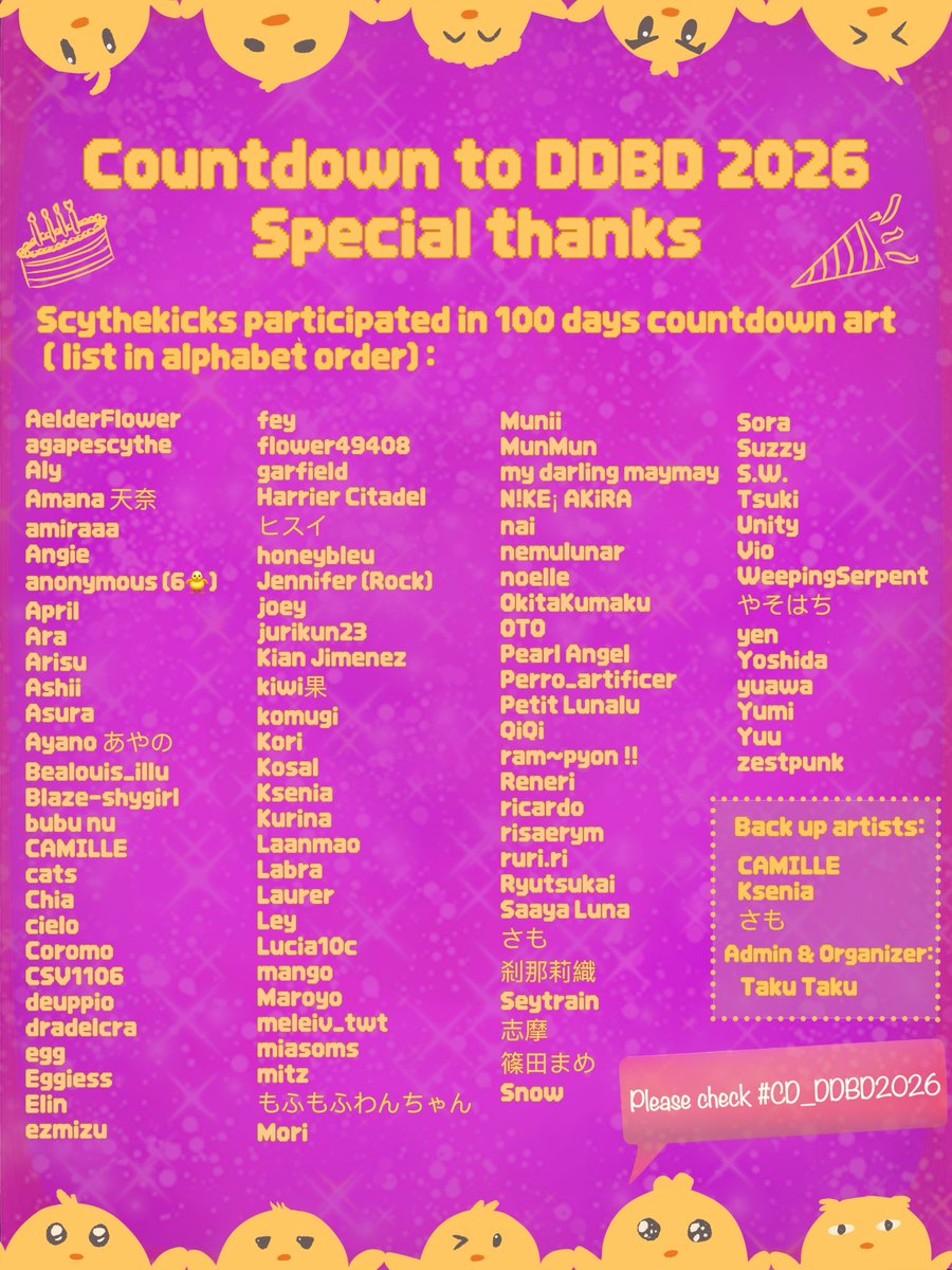 Countdown to DDBD2026 tweet media