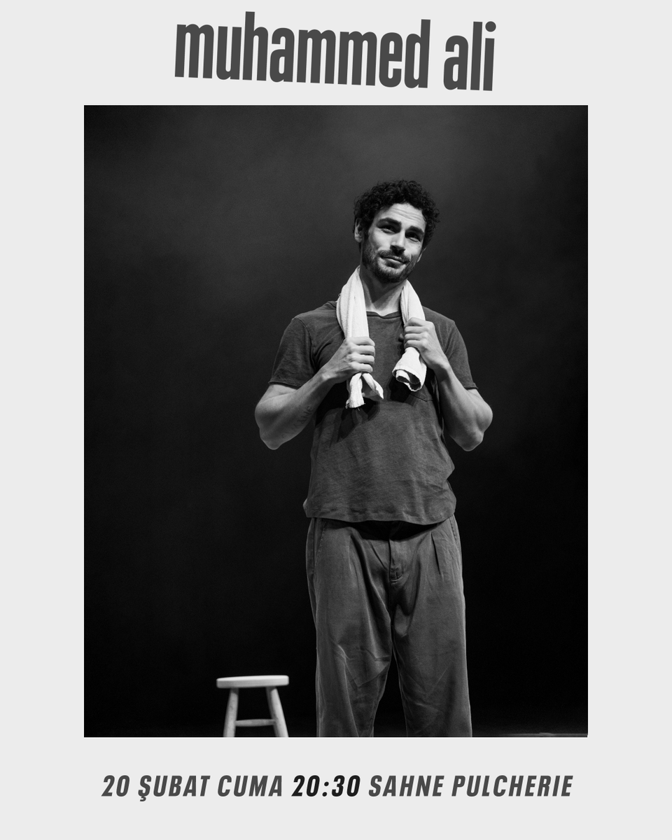 MUHAMMED ALİ

20 Şubat Cuma - 20:30 - @sahnepulcherie 

🎟️ Biletler: linktr.ee/yolcutiyatro

#MuhammedAli #Tiyatro