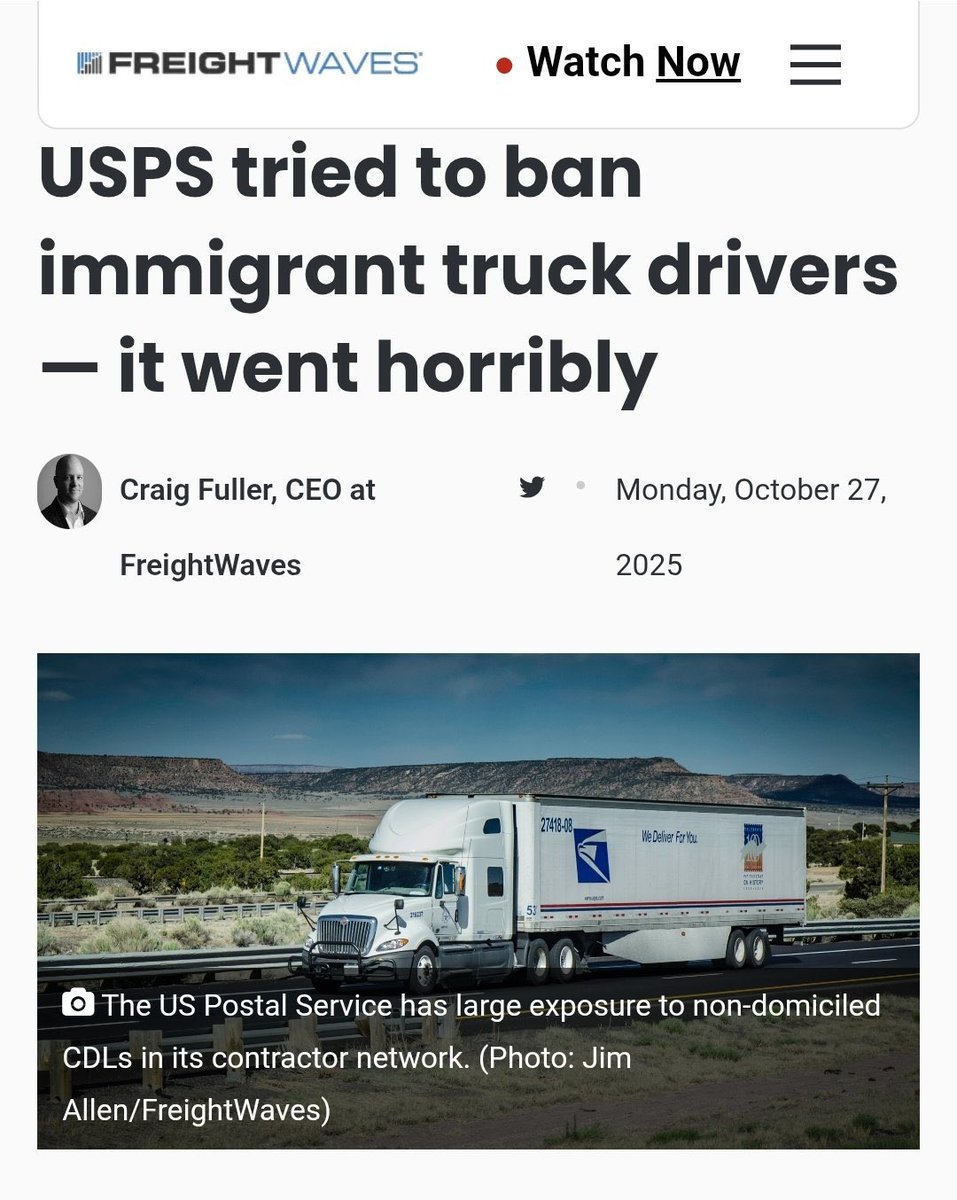 Day 98!

<a href="/USPS/">U.S. Postal Service</a> and <a href="/AmberMcReynolds/">Amber McReynolds</a> still haven’t taken any real actions to fix the safety crisis within their network. 

They know that Pitiful Pete has allowed the contractor network to transform into a cesspool of non-domiciled CDL drivers, but REFUSE to take action!