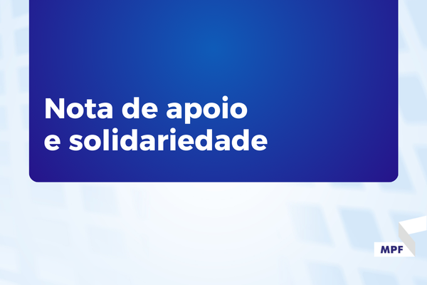 MPF_AP's tweet photo. Assinada pelos membros do MPF no Amapá, nota defende a condução séria da PRE pela procuradora da República Sarah Cavalcanti

https://t.co/uGbxXjdPHJ https://t.co/CnBQrnADBt