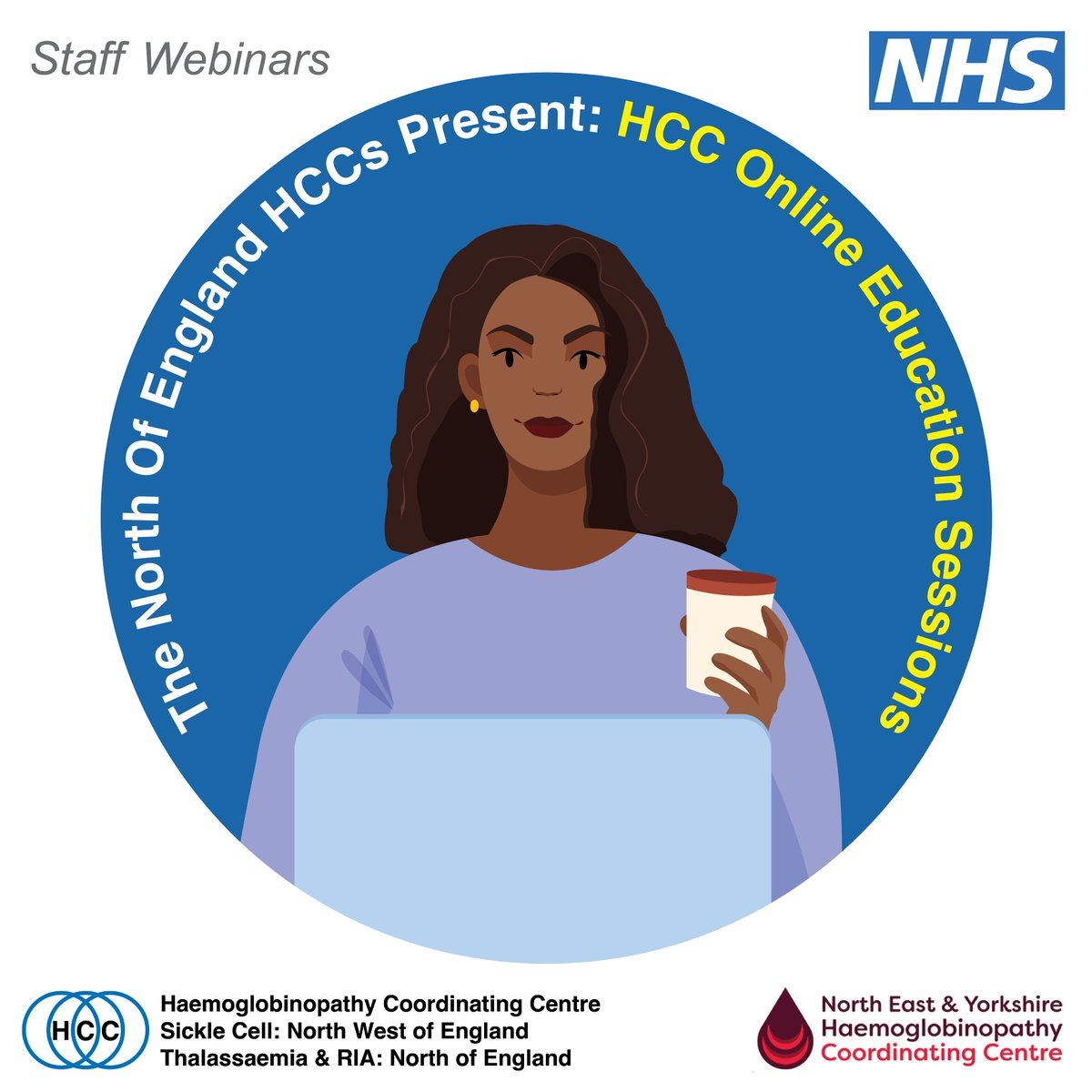 hcc_mft's tweet image. 🗓️ Save the Dates! North of England HCCs present a new series of Specialist Haemoglobinopathy Webinars for healthcare professionals. Join expert-led sessions covering Sickle Cell, Thalassaemia &amp;amp; RIA topics 
🔗 Full schedule: bit.ly/4t2JmS1
#Sickle #Thal #NHS #Haematology