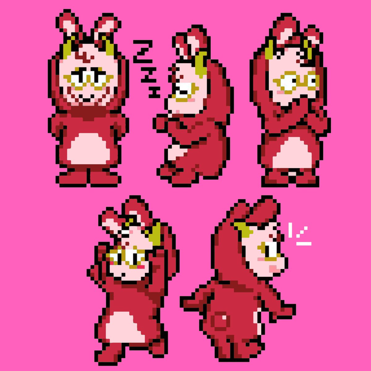 FireBrickFox's tweet image. More Ralsei rabbit :&amp;gt;

(Original sprites by @/0YRr6qxb9786022)
