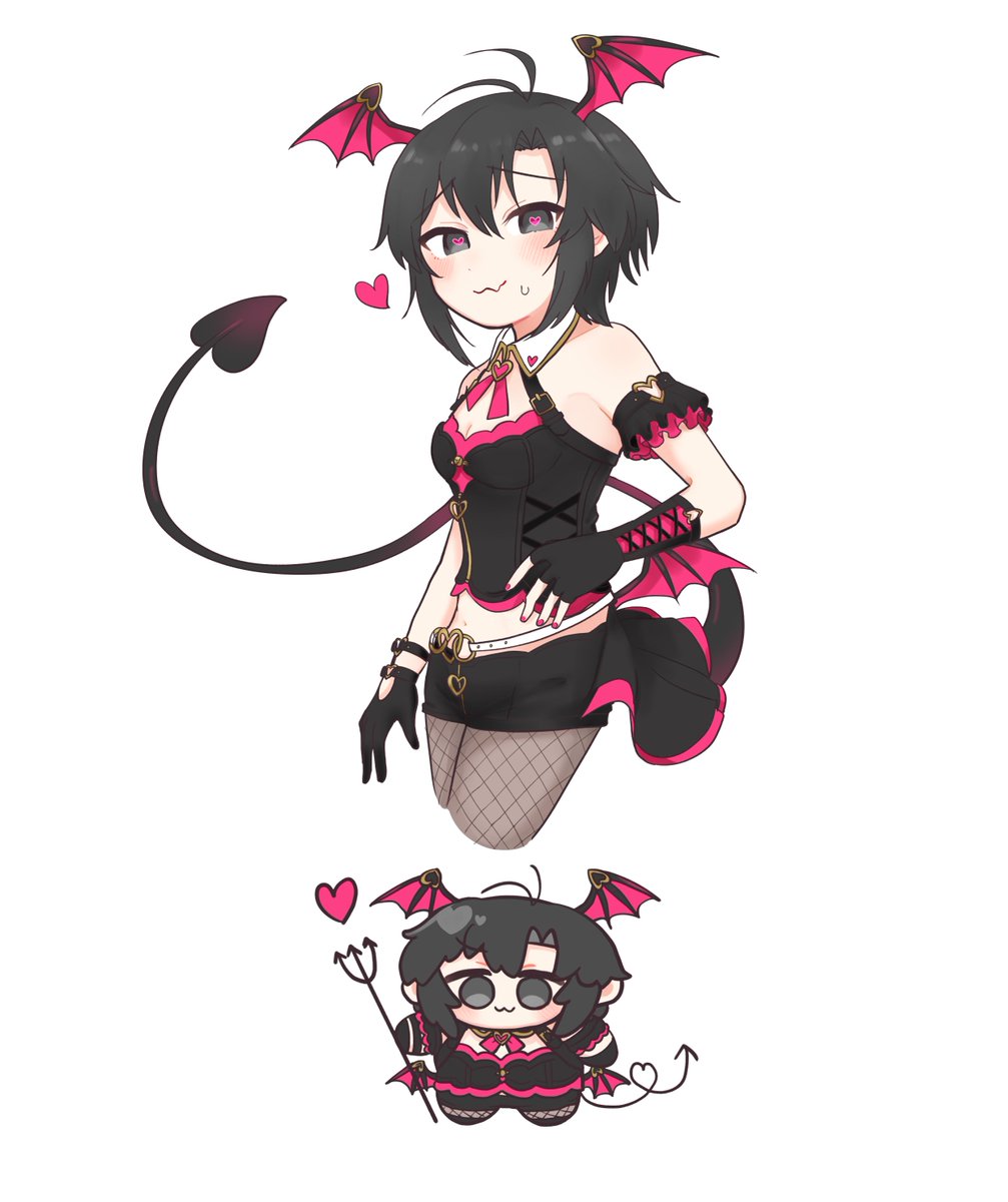 mnrk555's tweet image. 真がデビル確定らしいので👿