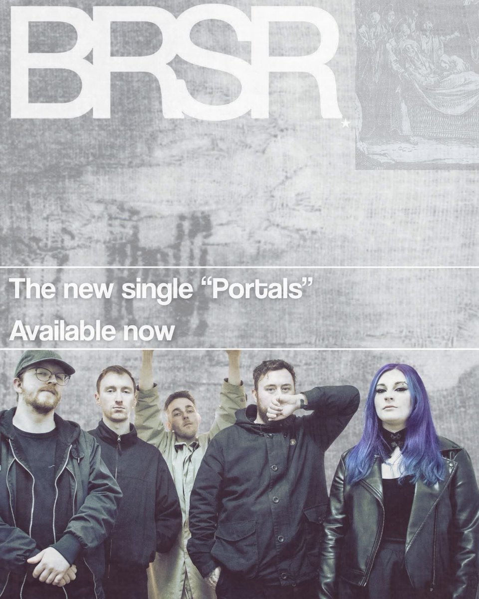 _BRSR's tweet image. “Portals”, the lead single from our debut album “A Field Of Manmade Fires” is available now.

Recorded - St. Mary’s Space
Overdubs - Rev Studios
Mixing - Gianluca Bernacchi
Mastering - Last Punch Mastering