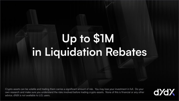 Vous l'avez raté ? Les claims de janvier (première moitié) sont ouverts.

Si vous avez tradé pendant la Saison 10 de dYdX Surge, vous pouvez être éligible à des remboursements liés aux liquidations.

Vérifiez et réclamez ici 👉 dydx.xyz/liquidation-re…