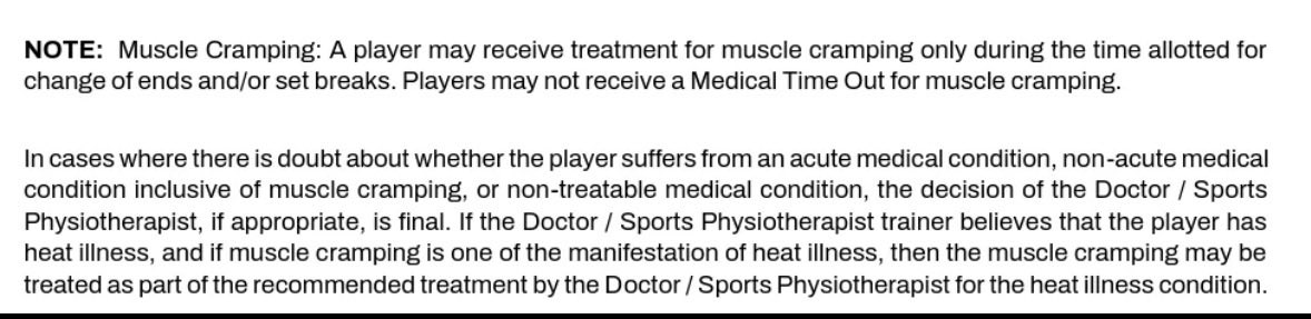 For the trolls. Cramping after vomiting makes for a valid window to a MTO approval. It’s in the rulebook. If you want to argue, go argue with the rule-maker or the doctor that assessed Carlos and approved it.