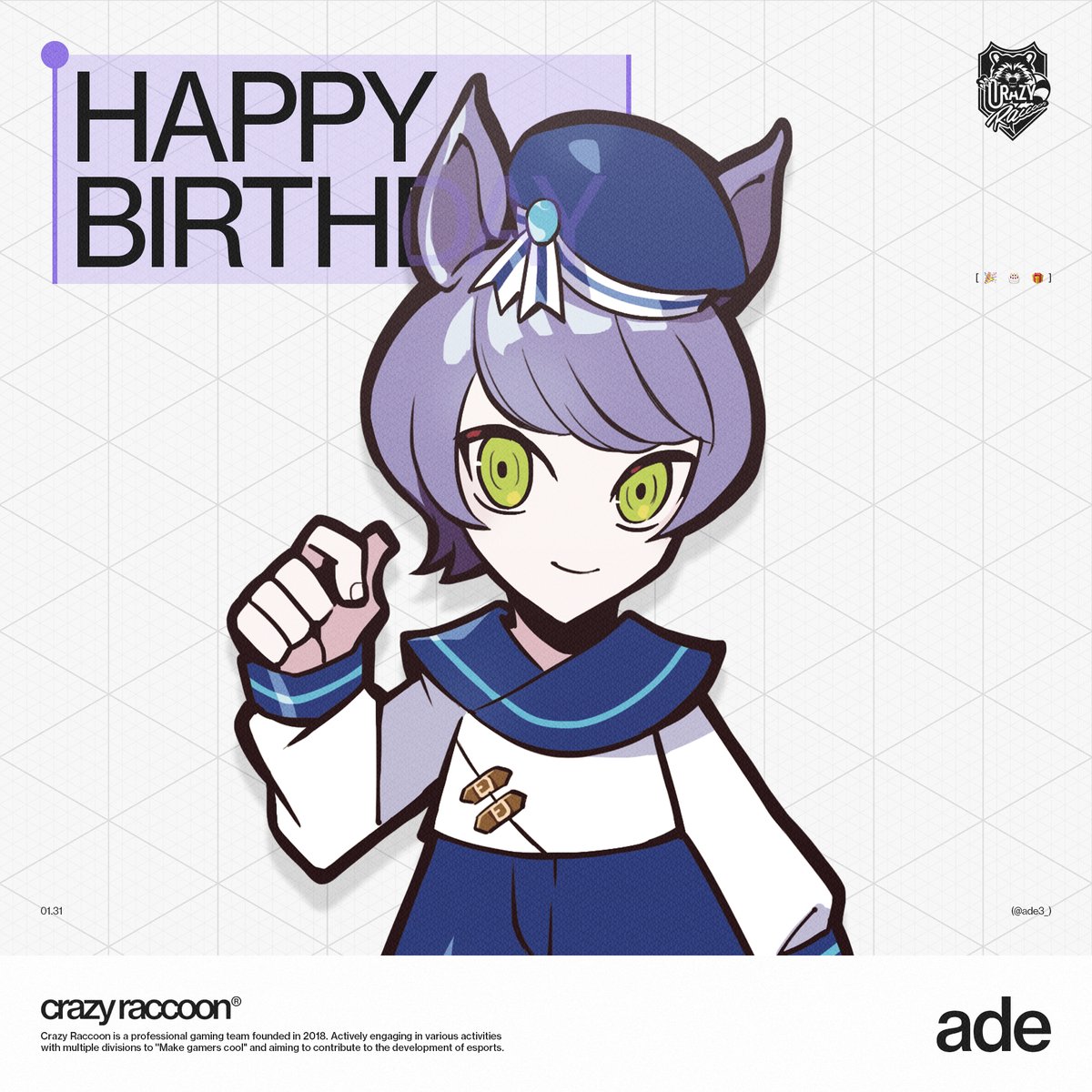 RT @crazyraccoon406: 🎉🎂Happy Birthday!!🎂🎉 @ade3_
