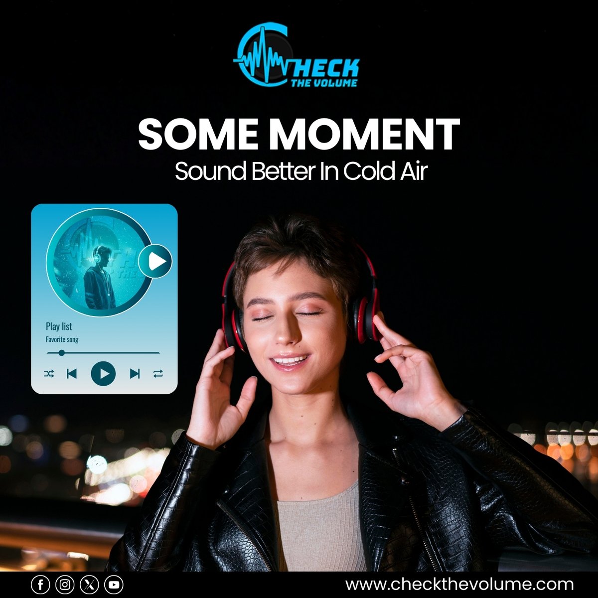 checkthevolume's tweet image. Some moments sound better when the world goes quiet.
Check The Volume curates music for focus, feeling, and the moments that matter most.

🎧 Explore more: checkthevolume.com

#CheckTheVolume #MusicMoments #SoundThatStays #ListeningExperience