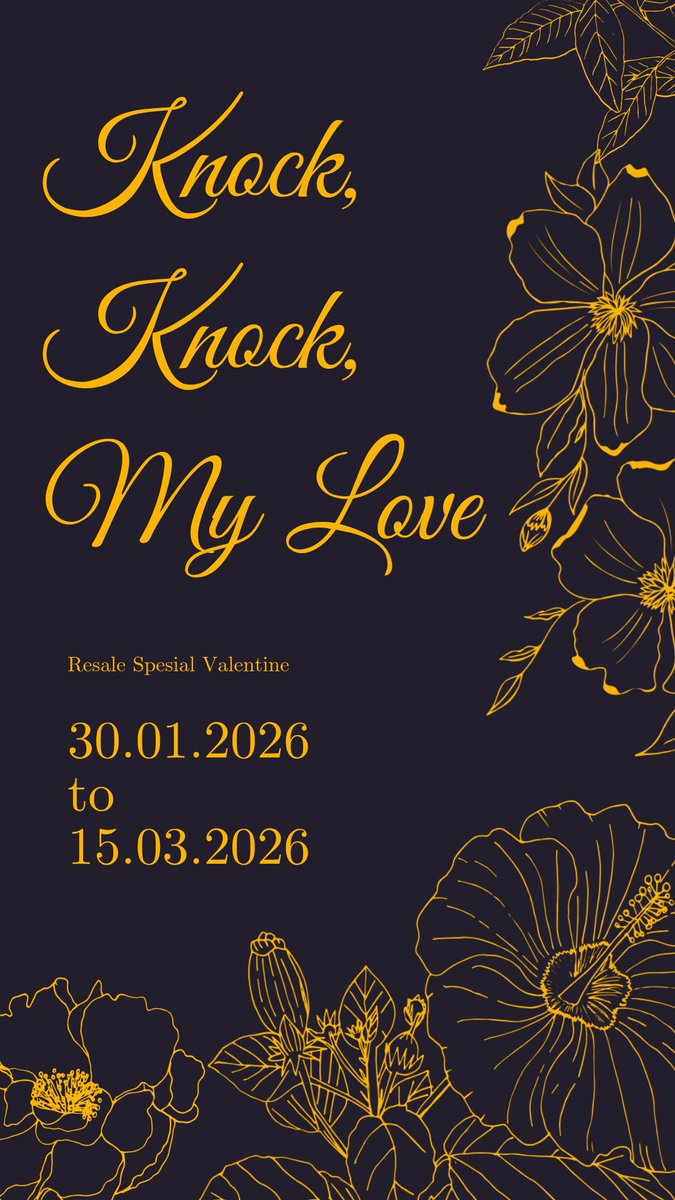 Krisannnttt's tweet image. Resale Knock, Knock, My Love 💞 

#zonauang #zonajajan #zonaba #tarotreader jasa baca tarot #tarotindonesia