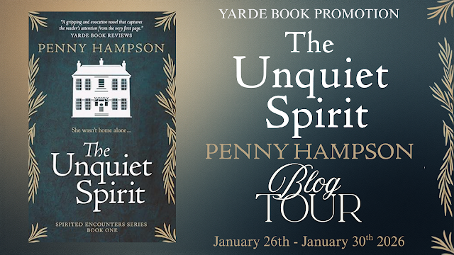CaigJamie's tweet image. Author, Penny Hampson, has dropped by on The Whispering Bookworm for a cosy chat about her new book, The Unquiet Spirit.

thewhisperingbookworm.blogspot.com/2026/01/on-tou…

#TheUnquietSpirit #paranormal #Romance #blogtour #YardeBookPromotions #cosymystery
@penny_hampson @maryanneyarde