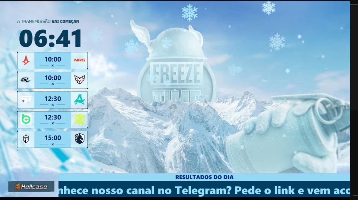 IEM KRAKÓW 2026 NA ÁREA ❗️

Freeze Time 🥶 está aqui e hj temos:
🔸Jogos de ontem (F Legacy)
🔸BRASIL EM CAMPO
🔸E muito mais

Vem cmg e com <a href="/nessyteras/">Vanessa Paccico (Nessy) 💫</a> estamos ON no Gau:
🟣Twitch/Gaules e GaulesTV
🔴Youtube/Gaules
🟢Kick/Gaules