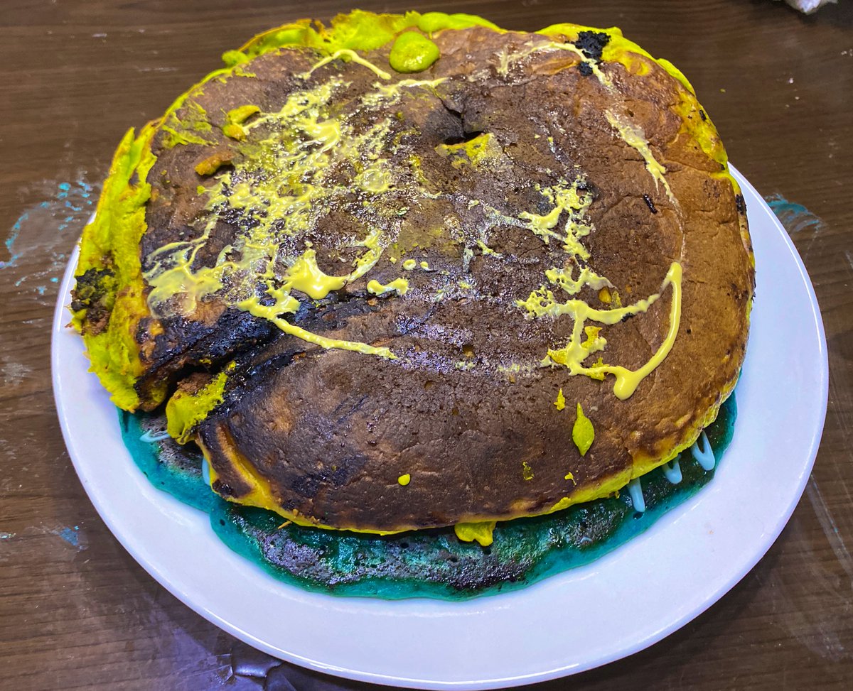 信じて送り出したパンケーキミックスがこんな姿になって帰ってくる