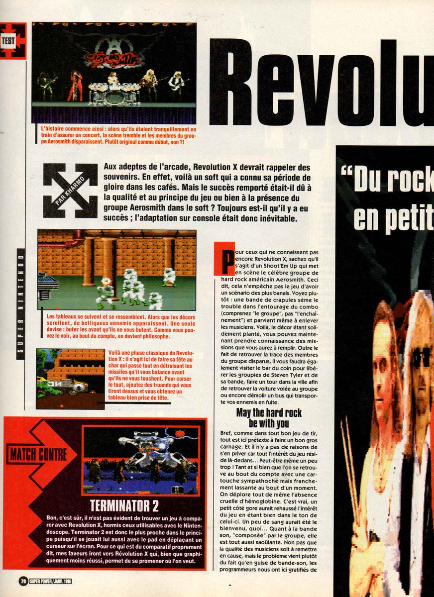 AllmightoFranky's tweet photo. On termine pour aujourd'hui avec les tests de #RevolutionX et #FranticFlea sur #Snes,puis #KirbysDreamLand2 sur #GameBoy,à demain pour la suite et fin de ce numéro 5/5 https://t.co/kEpVUzRAXl