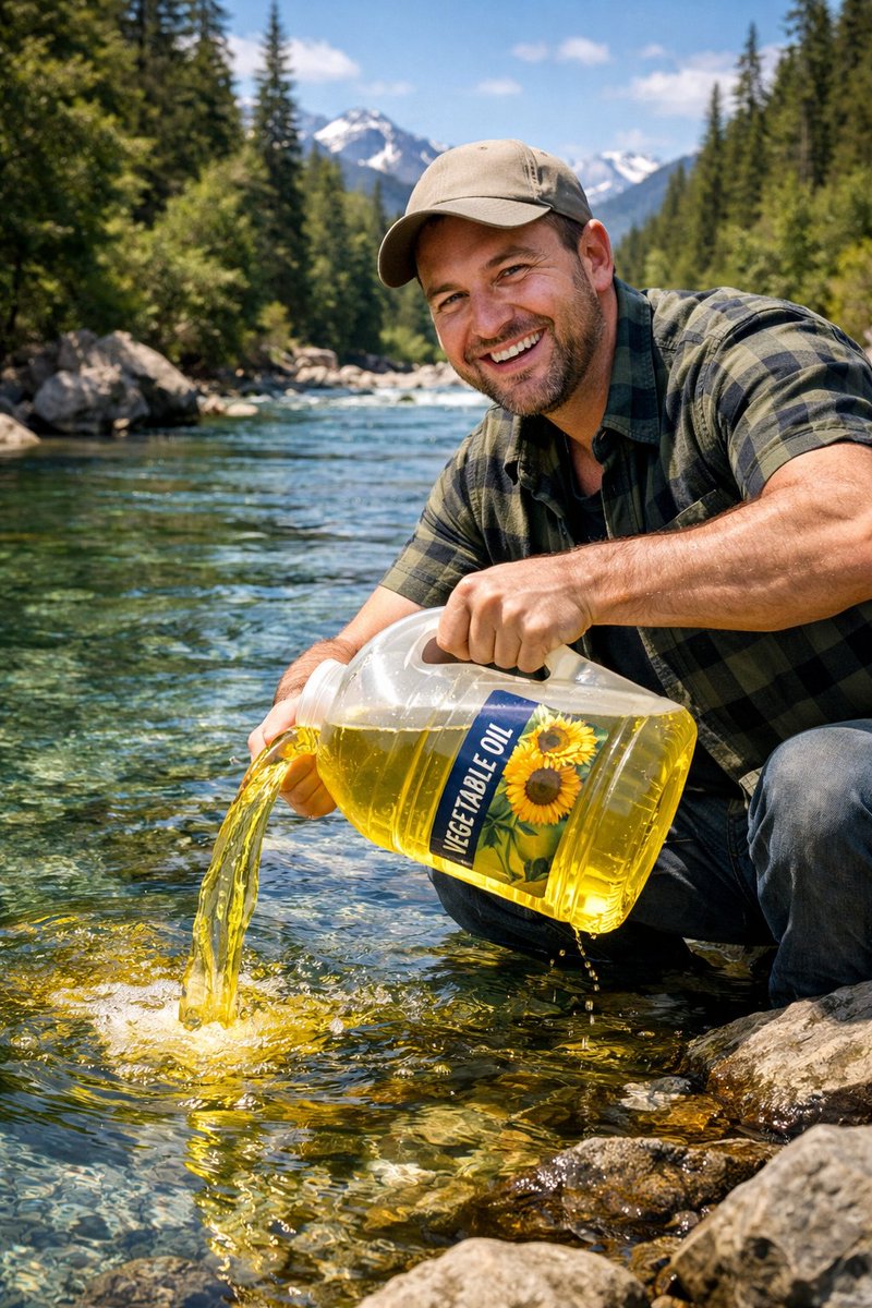 Dump seed oil into a river:  Fines up to $50,000 per day

Eat seed oil: Nobody cares

Bad for environment. 
Good for humans.