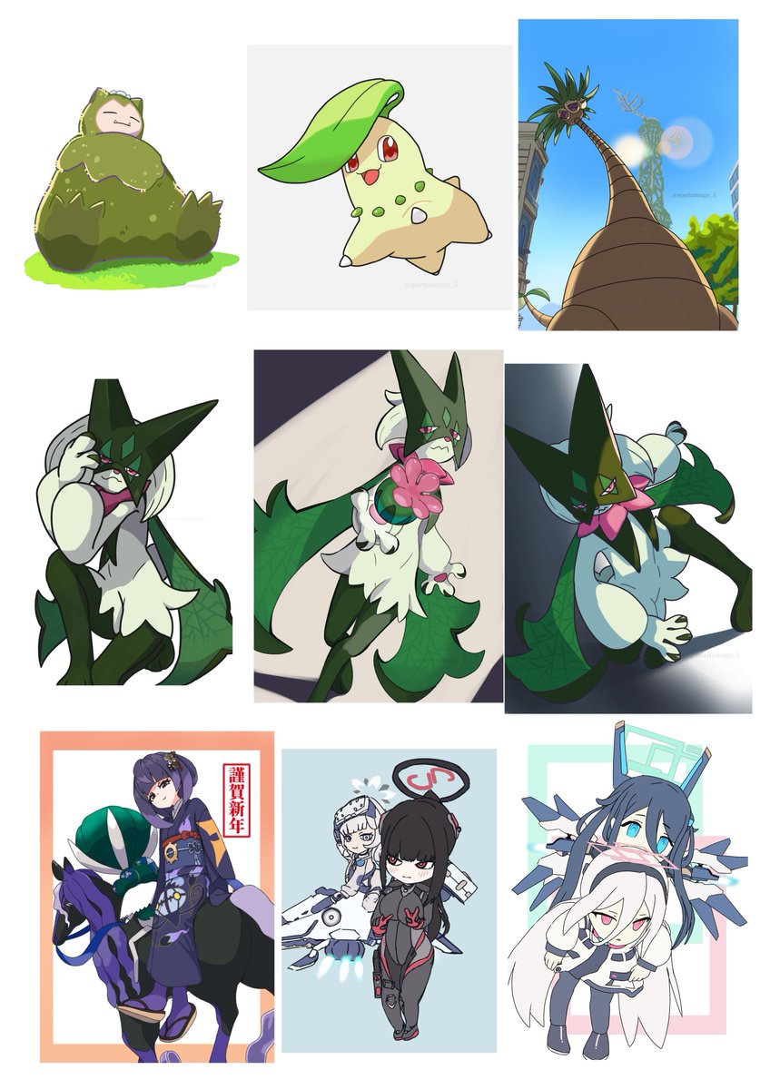 #今月描いた絵を晒そう 
今月もご覧いただきありがとうございました!!