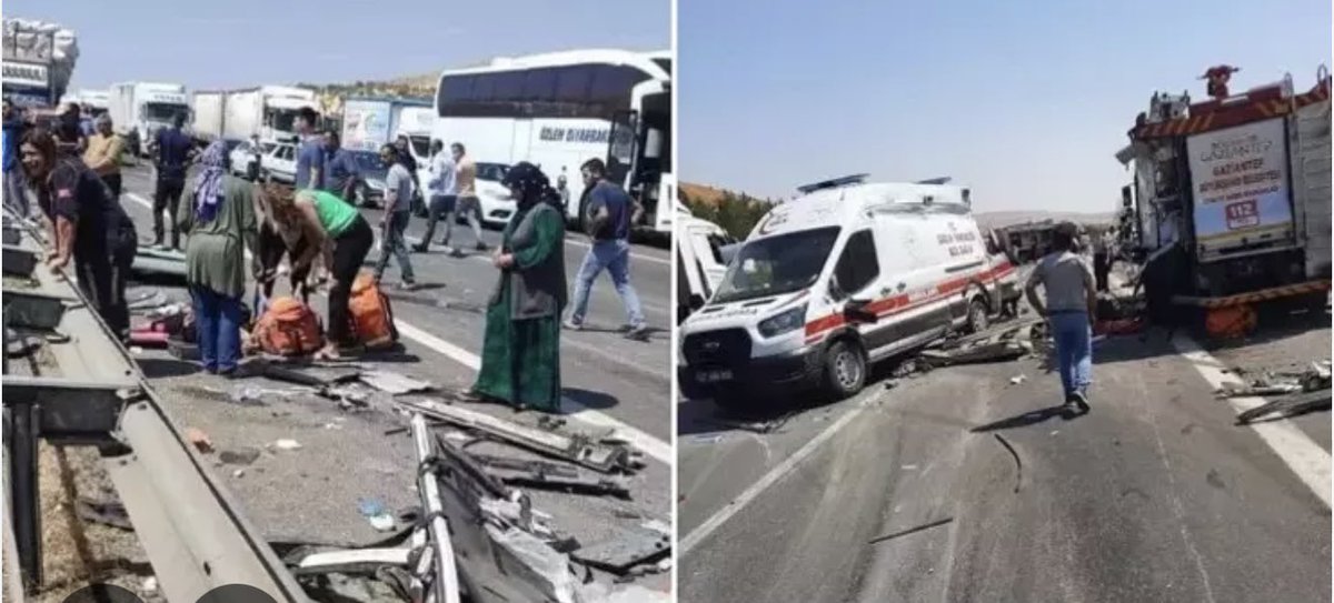 sevincersedaa's tweet photo. Gaziantep Tarsus Adana  TAG Otoyolu’nda yaşanan trafik kazası hepimizi derinden üzmüştür.
Hayatını kaybedenlere Allah’tan rahmet, kederli ailelerine sabır; yaralı vatandaşlarımıza acil şifalar diliyorum.#Gaziantep #Kaza https://t.co/1Thlzng9eY