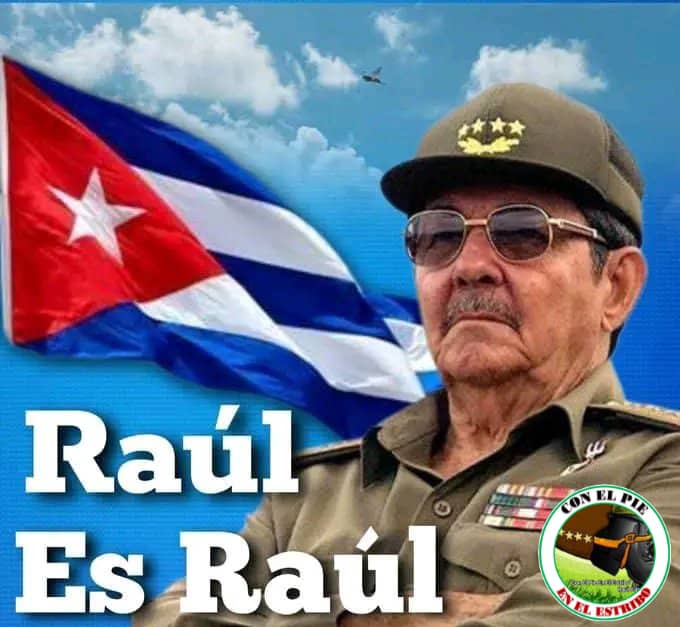 La unidad de todo nuestro pueblo es el escudo contra el que se estrellarán, una vez más, todos los planes subversivos del enemigo." "Raúl Castro"
#CubaEsCoraje 
#CubaEstáFirme
#ConElPieEnElEstribo