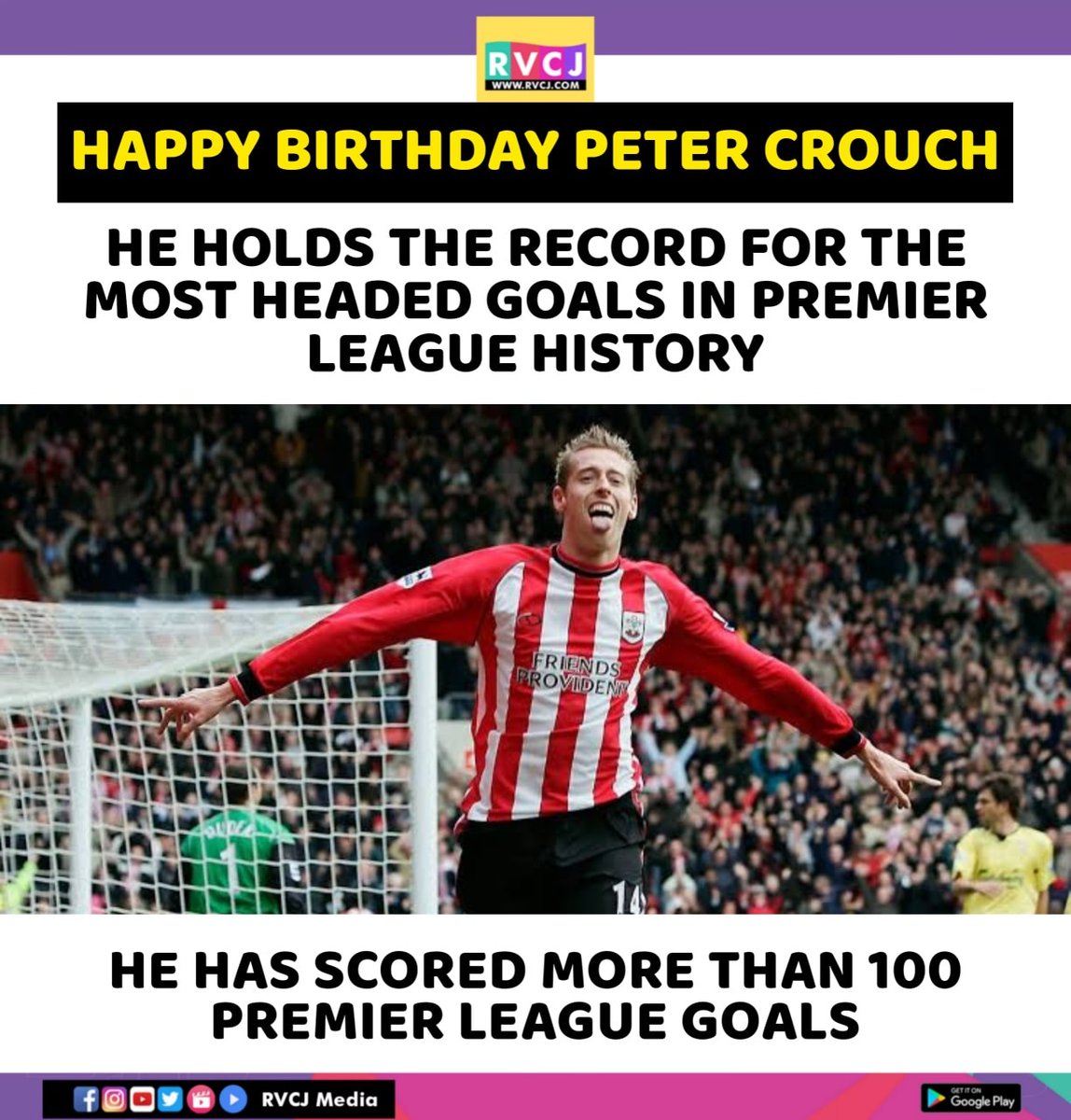 RVCJ_Sports's tweet photo. Happy Birthday peter crouch🎂
#happybirthday #sports #football #petercrouch https://t.co/GqWwuuB0ZX