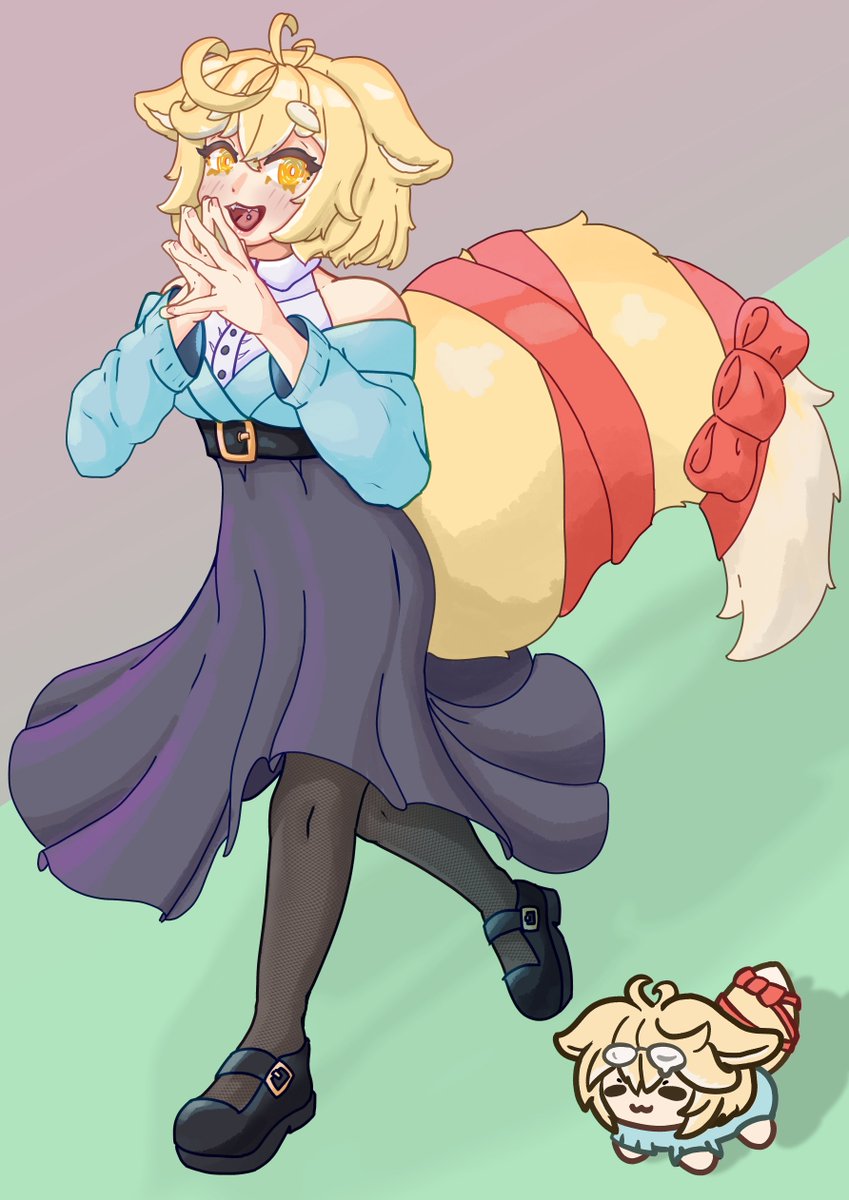 NiiemsA's tweet image. This one fox can doodle so much you wouldn't believe it!!

#NiiemsRKGK