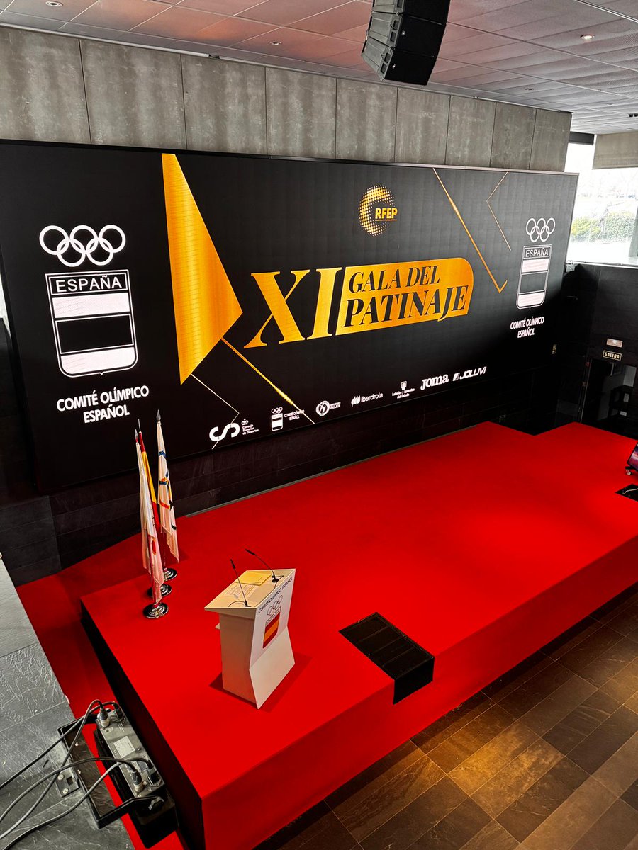 FedPatinaje's tweet photo. 📍 𝐒𝐞𝐝𝐞 𝐝𝐞𝐥 𝐂𝐨𝐦𝐢𝐭𝐞́ 𝐎𝐥𝐢́𝐦𝐩𝐢𝐜𝐨 𝐄𝐬𝐩𝐚𝐧̃𝐨𝐥

Todo listo en Madrid para la XI Gala del Patinaje Español 2026 ⭐️

¡Os esperamos a todxs! 👋
📆 18:30h

#RFEP https://t.co/09SOWrRF9o