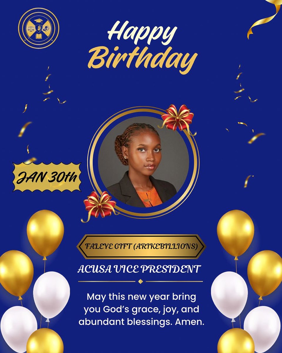 Official_acusa's tweet image. ACUSA 002🎉 Wishing you a year of bigger wins, louder cheers, and endless success!

Cc: Ozoudeh Kamsi
ACUSA P.R.O 25/26
#acusa #birthdaygirl