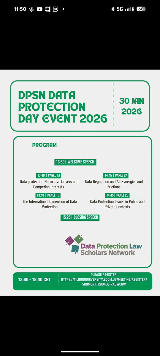 Oluwanonso_Esq's tweet photo. If a GDPR fine doesn’t scare your compliance team, it’s too small. Discussing today with EU experts how regulators can design penalties that actually stop violations. #DataProtectionDay https://t.co/bXKu3EasAG