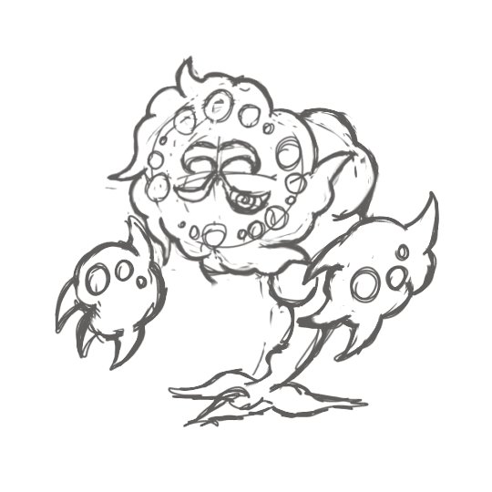 Wips de una forma convergente de Spiritomb y su mega.