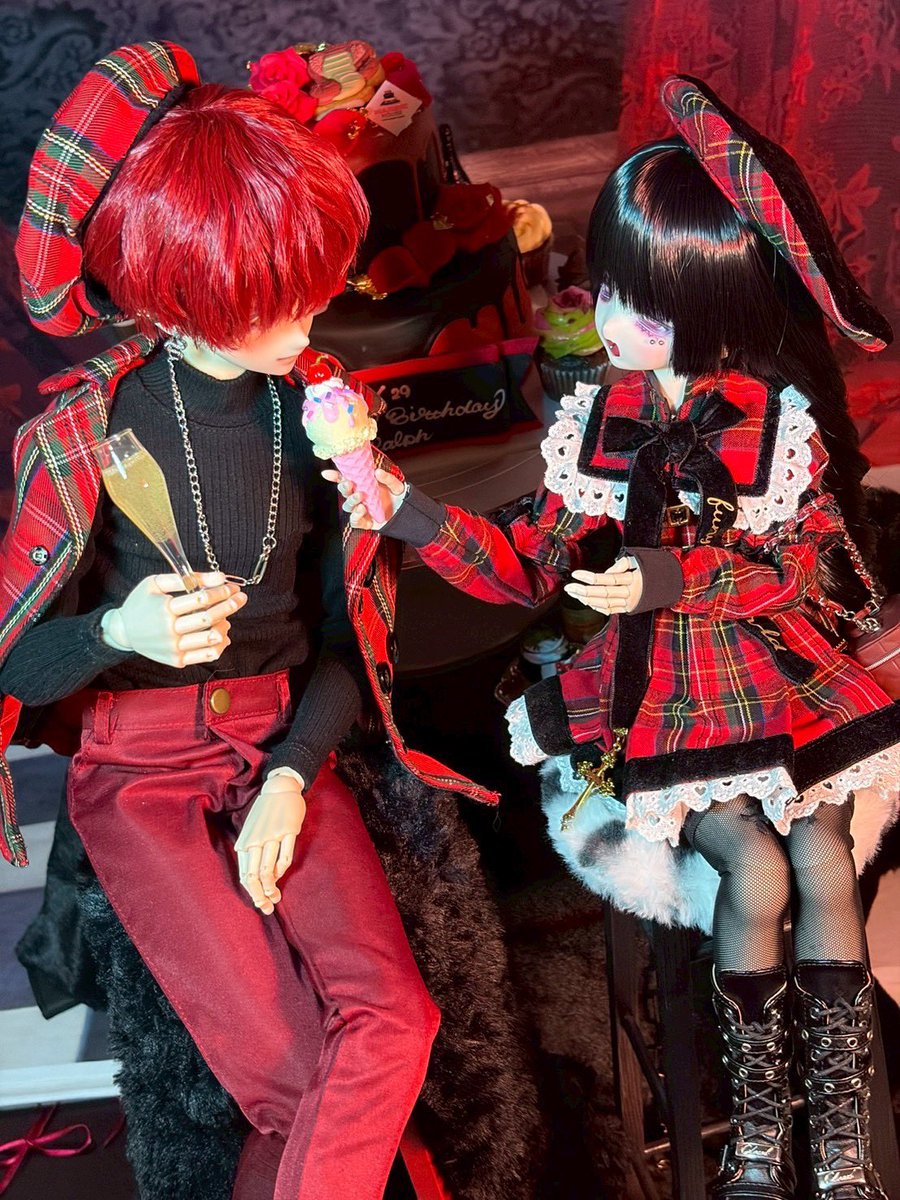 昨日のラルフ君の誕生日にウニピンさんの家の子とのお揃いコーデをさせていただきました
2人とも可愛すぎる…！

#MELOSっ子