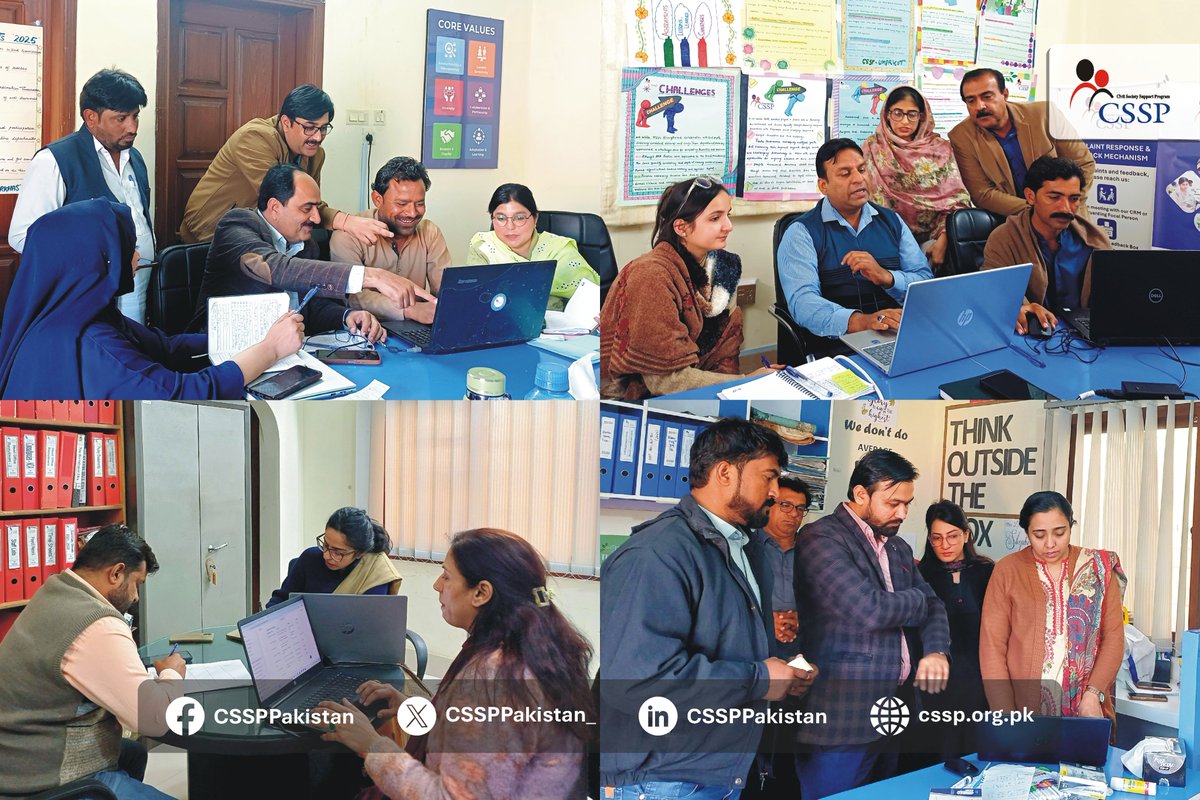 CSSPPakistan_'s tweet photo. CSSP’s Annual Review &amp; Planning Meeting 2025 brought teams together for reflection, learning, and forward planning, reviewing key lessons, strengthening coordination, and setting priorities for 2026.

#CapacityBuilding #CollaborativeLearning #KnowledgeSharing https://t.co/cWAbFWcSSS