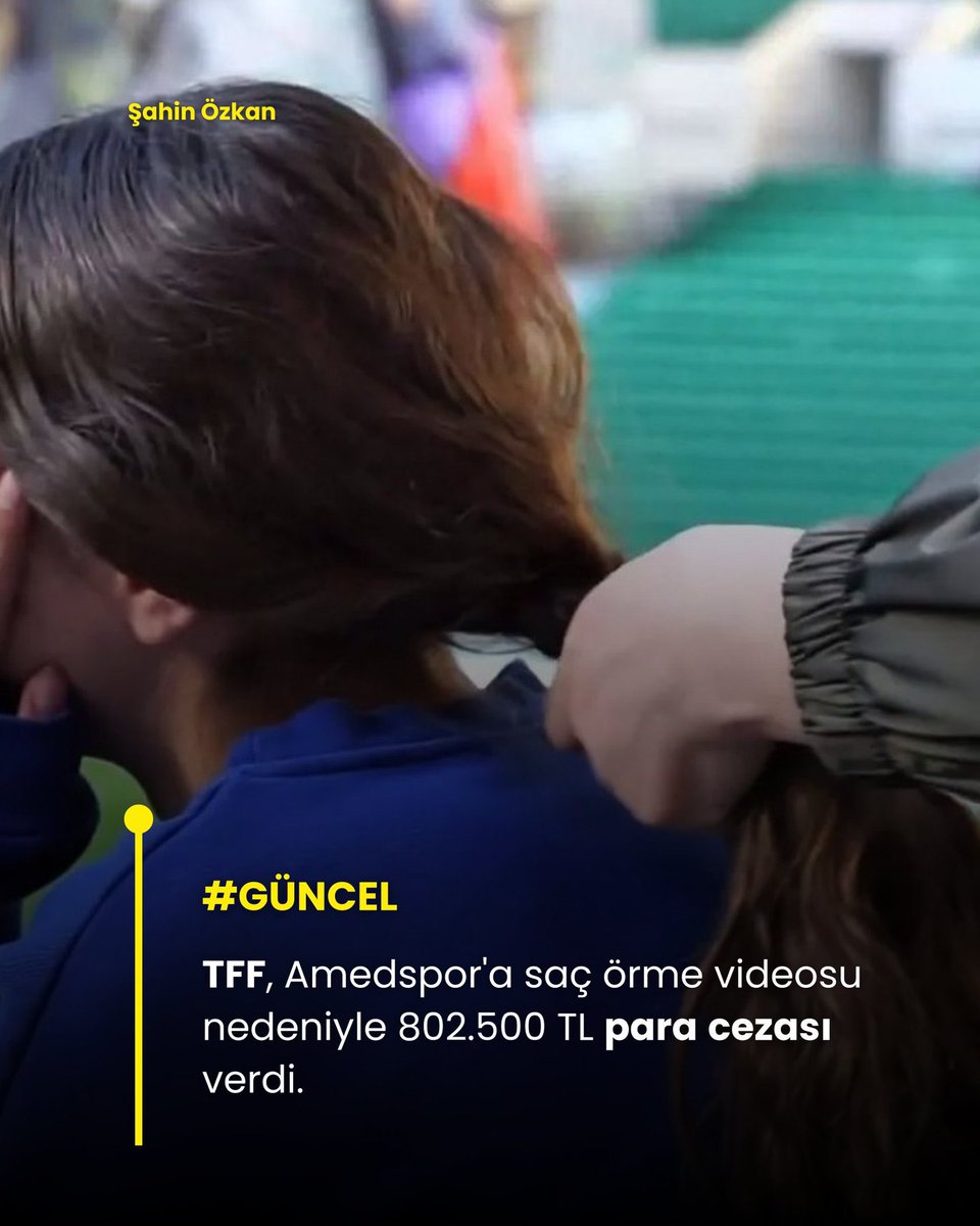 Bi tarafta sahaya atılan kıyamet kadar yabancı madde,küfürler,ırkçı tezahüratlar. Verilen ceza 220.000
Diğer tarafta bir genç kızın saçının örülmesi. Verilen ceza 800.000

Eminiz! 
kininiz takımın adına,
Şerefli,onurlu duruşuna..❤️💚

Adaletiniz batsın <a href="/TFF_Org/">TFF</a> 
<a href="/amedskofficial/">Amedspor</a>