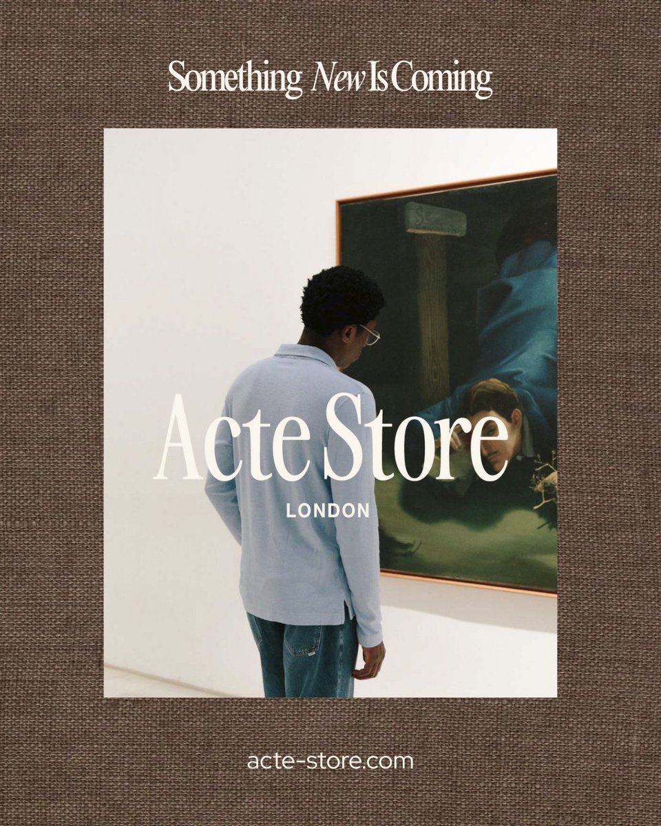 Pullsa's tweet photo. Introducing my new menswear boutique in London 😁 

Follow us on Insta @acte_store
And visit our website https://t.co/l6gK4umBX9

#menswear #London https://t.co/TbSioRWRZ1